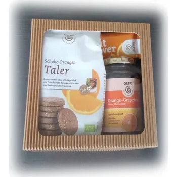 Dárkový potravinový koš Miko Fairtrade dárkový balíček Pomerančové chutě