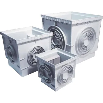 Kanalizační potrubí Šachta revizní FasDrain 300x300mm + rošt + zap.mřížka