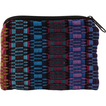 Peněženka Bavlněná peněženka na drobné mince tkaná 10 x 8 cm K