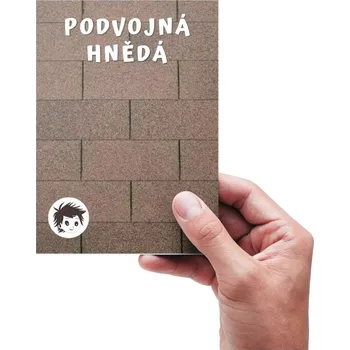 Hra na zahradu IKO Střešní krytina ŠINDEL obdélník Barva: podvojná hnědá