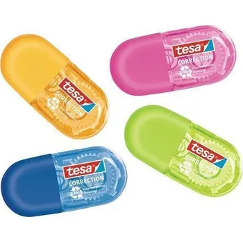 Korekční prostředek Korekční páska Tesa Mini Roller ecoLogo, 5 mm x 6 m, mini mix
