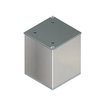 Nábytková noha Nak 080x080, chróm, . výška 40mm