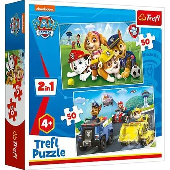 Puzzle Trefl 2v1 Tlapková patrola 2x 50 dílků