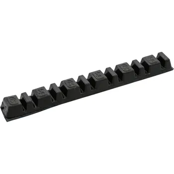 Sada na opravu pneumatiky SMB-45 závaží samolepicí MOTO 45g ČERNÉ 6x5g+6x2,5g), v=7 mm, š=10,0 mm