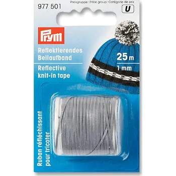 Reflexní připlétací nit - š. 1 mm - návin 25 m
