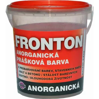 Fronton anorganická prášková barva 0,8 kg, 0281 tmavě hnědá