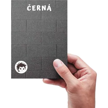 Dětský domeček IKO Střešní krytina ŠINDEL obdélník Barva: černá