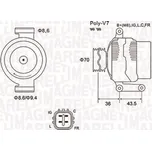 Alternátor MAGNETI MARELLI 063731980010