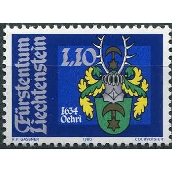 Poštovní známka (1980) MiNr. 746 ** - Lichtenštejnsko - Šlechtické erby (I.)