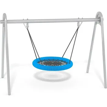 Dětská houpačka Playground System Houpačka z nerezu hnízdo 13218 - výška pádu 1 m