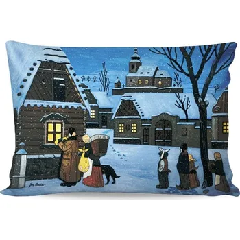Bytový textil Matějovský Povlak Josef Lada - SLOUHA VYTRUBUJE velikost:: 33x50 cm