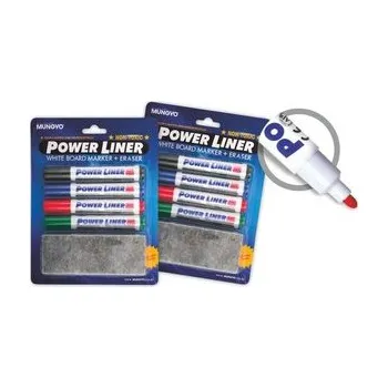 Set školních potřeb Marker suchościeralny MA-4E 4 kolory + czyścik