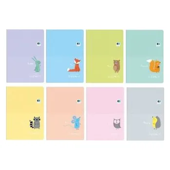 Set školních potřeb Zeszyt A5/32K linia kolorowa B&B Pastel (10szt)