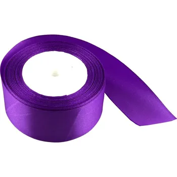 Stuha Satén stuha 4 cm, 23 m, fialová