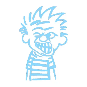 Samolepicí dekorace na vozidlo Boy naštvanej levá (03 - světle modrá) SAMOLEPKA NA AUTO, NÁLEPKA, FÓLIE, POLEP, TUNING, VLASTNÍ TEXT, TISK, AUTOSAMOLEPKY.cz, POLEPY, OBRÁZEK, LOGO, 3D STICKERS