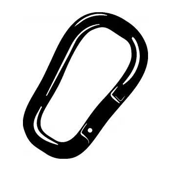 Samolepící dekorace SAMOLEPKA Karabina 001 pravá alpinismus (01 - černá) NA AUTO, NÁLEPKA, FÓLIE, POLEP, TUNING, VLASTNÍ TEXT, TISK, AUTOSAMOLEPKY.cz, POLEPY, OBRÁZEK, LOGO, SAMOLEPKY