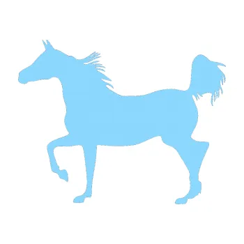 Samolepící dekorace SAMOLEPKA Kůň 009 levá (03 - světle modrá) NA AUTO, NÁLEPKA, FÓLIE, POLEP, TUNING, VLASTNÍ TEXT, TISK, AUTOSAMOLEPKY.cz, POLEPY, OBRÁZEK, LOGO, SAMOLEPKY