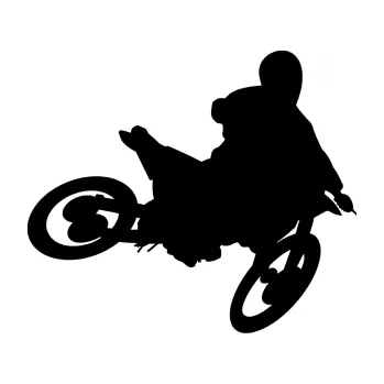 Samolepící dekorace SAMOLEPKA Motorka 034 pravá motokros (01 - černá) NA AUTO, NÁLEPKA, FÓLIE, POLEP, TUNING, VLASTNÍ TEXT, TISK, AUTOSAMOLEPKY.cz, POLEPY, OBRÁZEK, LOGO, SAMOLEPKY