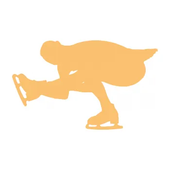 Polep vozidla Krasobruslení 007 levá krasobruslařka (08 - béžová) SAMOLEPKA NA AUTO, NÁLEPKA, FÓLIE, POLEP, TUNING, VLASTNÍ TEXT, TISK, AUTOSAMOLEPKY.cz, POLEPY, OBRÁZEK, LOGO, 3D STICKERS