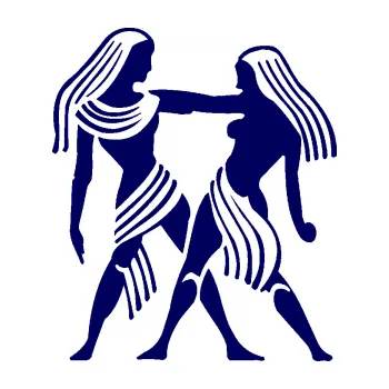 Samolepící dekorace SAMOLEPKA Blíženci 004 levá (23 - tmavě modrá) NA AUTO, NÁLEPKA, FÓLIE, POLEP, TUNING, VLASTNÍ TEXT, TISK, AUTOSAMOLEPKY.cz, POLEPY, OBRÁZEK, LOGO, SAMOLEPKY