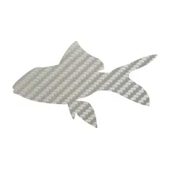 Polep vozidla SAMOLEPKA Ryba 002 levá (52 - 3D karbon stříbrný) NA AUTO, NÁLEPKA, FÓLIE, POLEP, TUNING, VLASTNÍ TEXT, TISK, AUTOSAMOLEPKY.cz, POLEPY, OBRÁZEK, LOGO, SAMOLEPKY