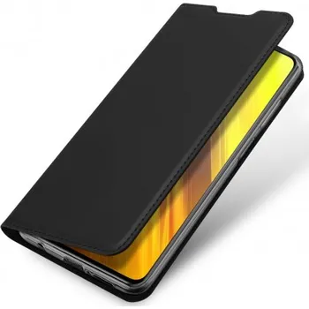 Pouzdro na mobilní telefon DUX DUCIS | DUX DUCIS Skin Pro knížkové kožené pouzdro na Xiaomi Poco M3 / Redmi 9T, černé