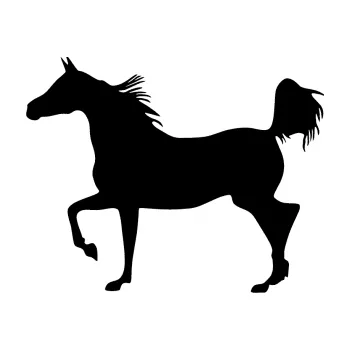 Samolepící dekorace SAMOLEPKA Kůň 009 levá (01 - černá) NA AUTO, NÁLEPKA, FÓLIE, POLEP, TUNING, VLASTNÍ TEXT, TISK, AUTOSAMOLEPKY.cz, POLEPY, OBRÁZEK, LOGO, SAMOLEPKY