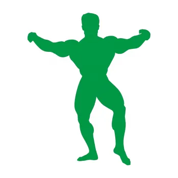 Polep vozidla Kulturista 008 pravá (12 - zelená) SAMOLEPKA NA AUTO, NÁLEPKA, FÓLIE, POLEP, TUNING, VLASTNÍ TEXT, TISK, AUTOSAMOLEPKY.cz, POLEPY, OBRÁZEK, LOGO, 3D STICKERS