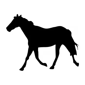 Samolepící dekorace SAMOLEPKA Kůň 012 levá (01 - černá) NA AUTO, NÁLEPKA, FÓLIE, POLEP, TUNING, VLASTNÍ TEXT, TISK, AUTOSAMOLEPKY.cz, POLEPY, OBRÁZEK, LOGO, SAMOLEPKY