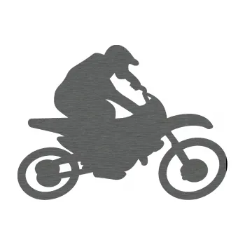 Samolepící dekorace Motorka 031 pravá motokros (62 - škrábaný titan) SAMOLEPKA NA AUTO, NÁLEPKA, FÓLIE, POLEP, TUNING, VLASTNÍ TEXT, TISK, AUTOSAMOLEPKY.cz, POLEPY, OBRÁZEK, LOGO, 3D STICKERS