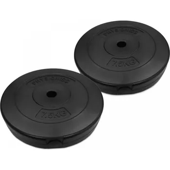 Sport Physionics Sada kotoučů na činky s průměrem 27mm, 2 x 7,5 kg