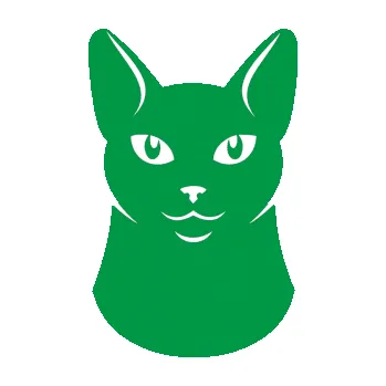 Samolepící dekorace Kočka 005 pravá (12 - zelená) SAMOLEPKA NA AUTO, NÁLEPKA, FÓLIE, POLEP, TUNING, VLASTNÍ TEXT, TISK, AUTOSAMOLEPKY.cz, POLEPY, OBRÁZEK, LOGO, 3D STICKERS