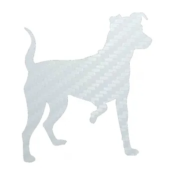 Polep vozidla SAMOLEPKA Pes 075 pravá Pražský krysařík (51 - 3D karbon bílý) NA AUTO, NÁLEPKA, FÓLIE, POLEP, TUNING, VLASTNÍ TEXT, TISK, AUTOSAMOLEPKY.cz, POLEPY, OBRÁZEK, LOGO, SAMOLEPKY