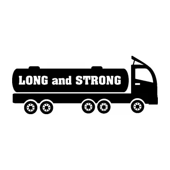 Samolepící dekorace SAMOLEPKA Long and strong kamion (01 - černá) NA AUTO, NÁLEPKA, FÓLIE, POLEP, TUNING, VLASTNÍ TEXT, TISK, AUTOSAMOLEPKY.cz, POLEPY, OBRÁZEK, LOGO, SAMOLEPKY