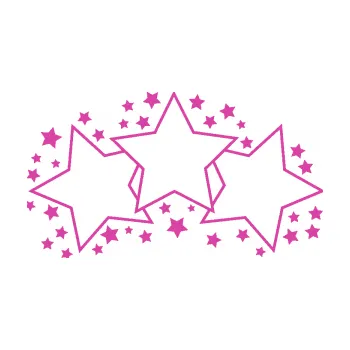 Samolepící dekorace Hvězdy a hvězdičky dekor (16 - růžová) SAMOLEPKA NA AUTO, NÁLEPKA, FÓLIE, POLEP, TUNING, VLASTNÍ TEXT, TISK, AUTOSAMOLEPKY.cz, POLEPY, OBRÁZEK, LOGO, 3D STICKERS