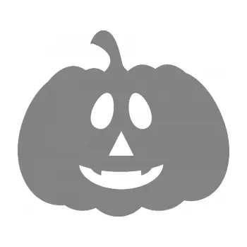 Samolepící dekorace SAMOLEPKA Halloween 017 levá dýně (17 - šedá) NA AUTO, NÁLEPKA, FÓLIE, POLEP, TUNING, VLASTNÍ TEXT, TISK, AUTOSAMOLEPKY.cz, POLEPY, OBRÁZEK, LOGO, SAMOLEPKY