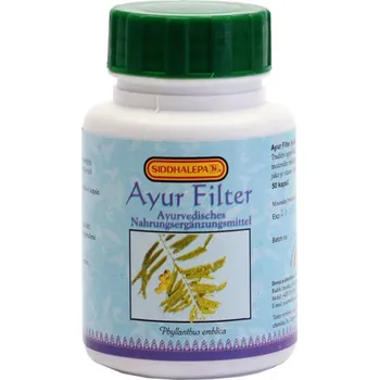 Doplněk stravy Siddhalepa Ayur Filter 50 kapslí