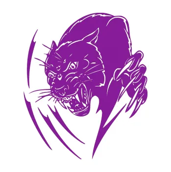 Polep vozidla SAMOLEPKA Predators 111 levá puma (14 - fialová) NA AUTO, NÁLEPKA, FÓLIE, POLEP, TUNING, VLASTNÍ TEXT, TISK, AUTOSAMOLEPKY.cz, POLEPY, OBRÁZEK, LOGO, SAMOLEPKY