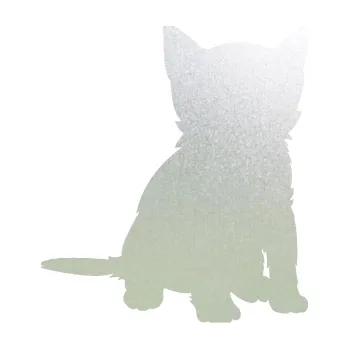 Samolepící dekorace SAMOLEPKA Koťátko 005 pravá (60 - pískované sklo) NA AUTO, NÁLEPKA, FÓLIE, POLEP, TUNING, VLASTNÍ TEXT, TISK, AUTOSAMOLEPKY.cz, POLEPY, OBRÁZEK, LOGO, SAMOLEPKY