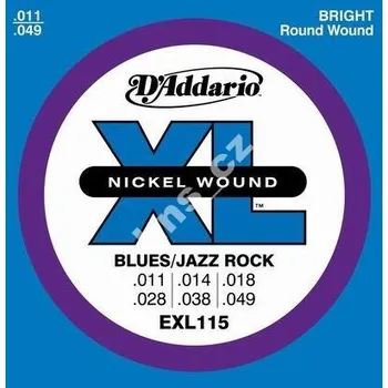 Strunný nástroj Struny D addario EXL115