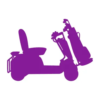 Polep vozidla SAMOLEPKA Golfista 011 pravá (14 - fialová) NA AUTO, NÁLEPKA, FÓLIE, POLEP, TUNING, VLASTNÍ TEXT, TISK, AUTOSAMOLEPKY.cz, POLEPY, OBRÁZEK, LOGO, SAMOLEPKY