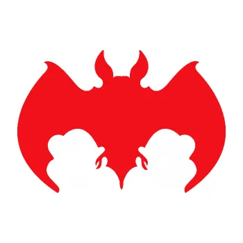 Samolepící dekorace SAMOLEPKA Netopýr 002 (10 - červená) NA AUTO, NÁLEPKA, FÓLIE, POLEP, TUNING, VLASTNÍ TEXT, TISK, AUTOSAMOLEPKY.cz, POLEPY, OBRÁZEK, LOGO, SAMOLEPKY