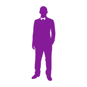 Samolepící dekorace Muž 001 levá tajný agent (14 - fialová) SAMOLEPKA NA AUTO, NÁLEPKA, FÓLIE, POLEP, TUNING, VLASTNÍ TEXT, TISK, AUTOSAMOLEPKY.cz, POLEPY, OBRÁZEK, LOGO, 3D STICKERS