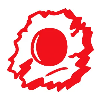 Samolepící dekorace SAMOLEPKA Průstřel 002 levá (10 - červená) NA AUTO, NÁLEPKA, FÓLIE, POLEP, TUNING, VLASTNÍ TEXT, TISK, AUTOSAMOLEPKY.cz, POLEPY, OBRÁZEK, LOGO, SAMOLEPKY