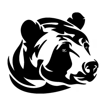 Samolepící dekorace SAMOLEPKA Medvěd 007 pravá hlava (01 - černá) NA AUTO, NÁLEPKA, FÓLIE, POLEP, TUNING, VLASTNÍ TEXT, TISK, AUTOSAMOLEPKY.cz, POLEPY, OBRÁZEK, LOGO, SAMOLEPKY