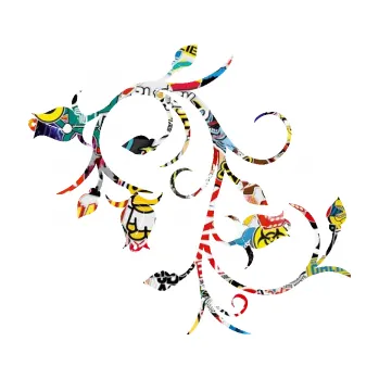 Samolepící dekorace SAMOLEPKA Květina dekor 009 levá růžičky (83 - Sticker bomb) NA AUTO, NÁLEPKA, FÓLIE, POLEP, TUNING, VLASTNÍ TEXT, TISK, AUTOSAMOLEPKY.cz, POLEPY, OBRÁZEK, LOGO, SAMOLEPKY