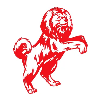 Polep vozidla SAMOLEPKA Pes 048 pravá (10 - červená) NA AUTO, NÁLEPKA, FÓLIE, POLEP, TUNING, VLASTNÍ TEXT, TISK, AUTOSAMOLEPKY.cz, POLEPY, OBRÁZEK, LOGO, SAMOLEPKY