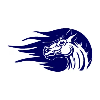 Samolepící dekorace SAMOLEPKA Kůň 073 levá hlava s vlající hřívou (23 - tmavě modrá) NA AUTO, NÁLEPKA, FÓLIE, POLEP, TUNING, VLASTNÍ TEXT, TISK, AUTOSAMOLEPKY.cz, POLEPY, OBRÁZEK, LOGO, SAMOLEPKY