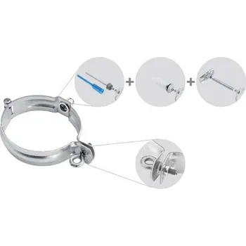 okap Svodová objímka bez hrotu Ø 80 mm, KJG, pozink