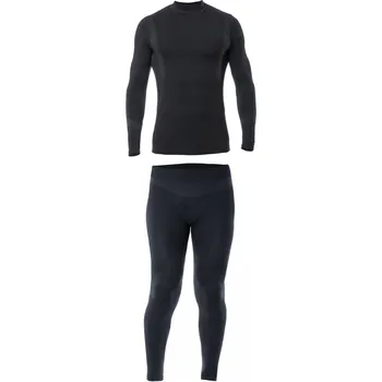 Dětské termoprádlo Dětský set - termo legíny + termo triko IRON-IC - černá Barva: Černá, Velikost: 45573.0